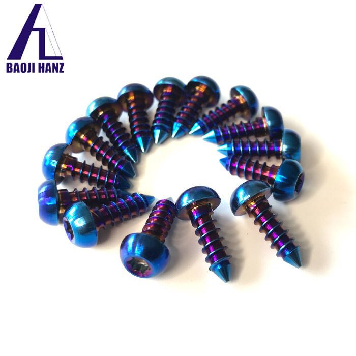 Colored titanium bolts 33 Colored titanium bolts 33